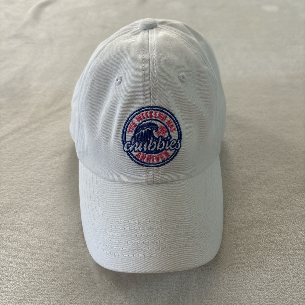 Men's White Chubbies The Weekend Has Arrived Adjustable Baseball Cap